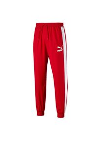 Puma, Herren Hosen 'Iconic T7', Hellrot / Weiß