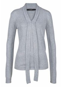 V&eacute;ro Moda VERO MODA, Damen Strickpullover 'RUBI', Hellgrau / Graumeliert