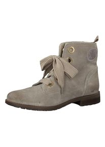 s.Oliver RED LABEL, Damen Schnürstiefeletten, Gold / Greige