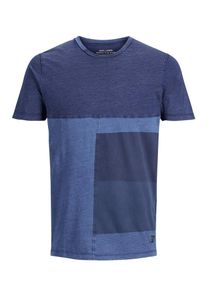 Jack & Jones JACK & JONES, Herren T-Shirt, Dunkelblau / Blaumeliert