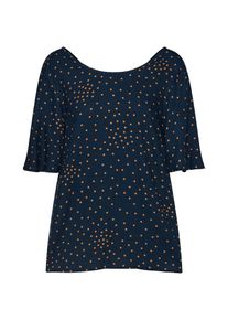Vila, Damen Top, Navy / Orange