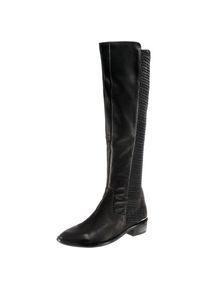 Alma en Pena, Damen Stiefel, Schwarz / Silber