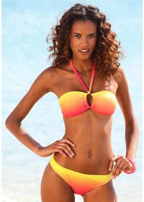 Kangaroos, Damen Bandeau-Bikini, Gelb / Orange