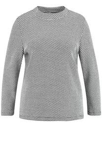 SAMOON, Damen Shirt, Schwarz / Offwhite