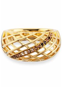 CAI Ca&iuml;, Damen CA&Iuml; Fingerring 'ca&iuml; wo, digital reflection, C1796R/90/AY/', Gold