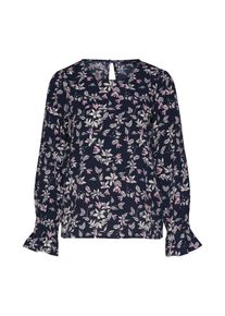 Véro Moda VERO MODA, Damen Bluse 'VIOLA', Nachtblau / Pink
