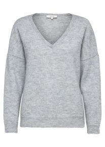 Selected Femme, Damen Wollpullover 'LIVANA', Graumeliert