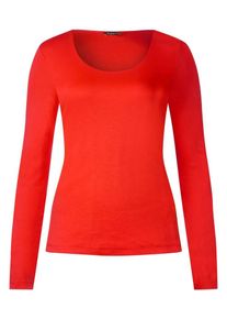 Street One, Damen Shirt 'Lanea', Hellrot