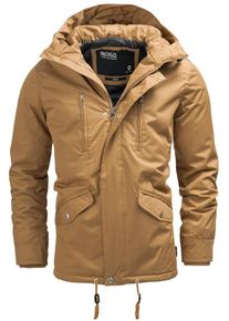 INDICODE JEANS, Herren Parka 'Chance', Cognac