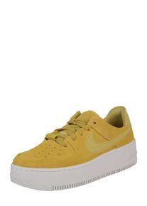 Nike Sportswear, Damen Sneaker Low 'Air Force 1 Sage', Gelb / Wei&szlig;