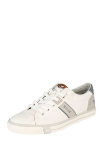Mustang, Herren Sneaker mit Lochmuster, Wei&szlig;