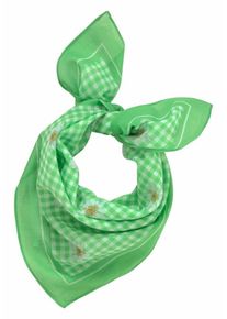 J. JAYZ, Damen Nickituch, Hellgrün / Weiß