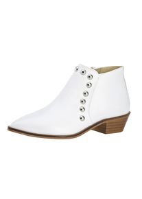 Heine, Damen Stiefelette, Weiß