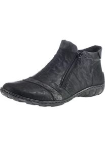 Rieker, Damen Stiefeletten, Anthrazit / Schwarz