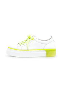 Gabor, Damen Sneakers, Limone / Wei&szlig;