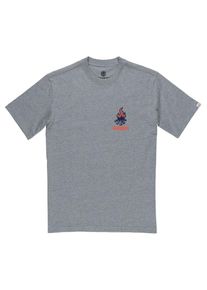 Element, Herren T-Shirt 'Smoke', Navy / Graumeliert / Rostrot