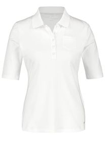 Gerry Weber, Damen Poloshirt, Wei&szlig;
