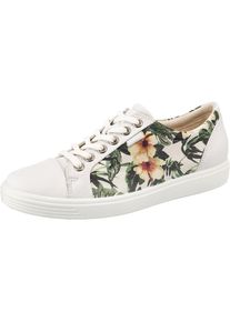 Ecco, Damen Sneakers 'Soft 1 White Droid', Wei&szlig;