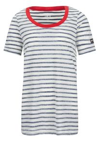 super.natural, Damen Oversize Printed T-Shirt, Rot / Schwarz / Naturweiß