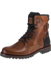 Bullboxer, Herren Schnürstiefel, Karamell / Dunkelbraun