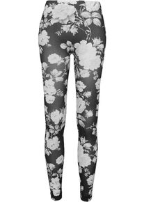 Urban Classics, Damen Leggings, Schwarz / Wei&szlig;
