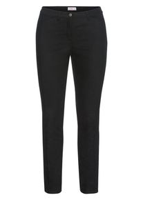 sheego Style, Damen Hose mit schmalem Schnitt, Schwarz