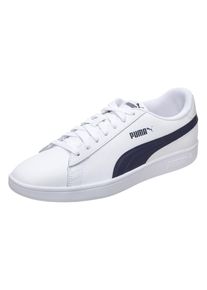 Puma, Herren Sneaker 'Smash v2 L U', Nachtblau / Wei&szlig;