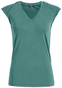 Khujo, Damen T-Shirt 'Avonmora', Petrol