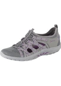 Skechers, Damen Sneaker, Grau / Dunkellila