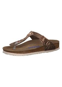 Birkenstock, Damen Zehentrenner 'Gizeh BS 1008471', Braun / Kupfer