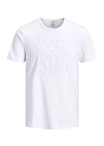 Jack & Jones JACK & JONES, Herren Artwork T-Shirt, Weiß