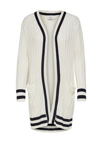 Only, Damen Cardigan, Nachtblau / Wei&szlig;