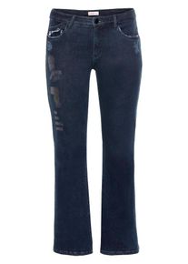 sheego Denim, Damen Jeans, Dunkelblau