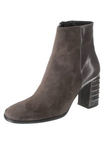 Zinda, Damen Stiefeletten 'Ferch Goma', Basaltgrau / Greige