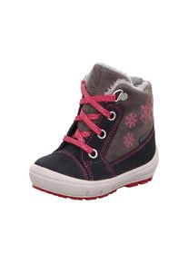 Superfit, M&auml;dchen Winterstiefel 'GROOVY', Taupe / Anthrazit / Pink