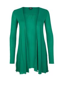 s.Oliver BLACK LABEL, Damen Lange Shirtjacke, Grünmeliert