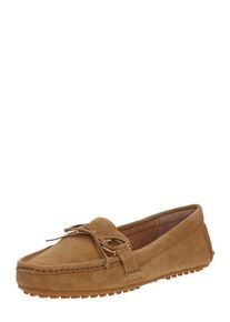 Lauren by Ralph Lauren Lauren Ralph Lauren, Damen Slipper 'briley II kidsuede', Camel
