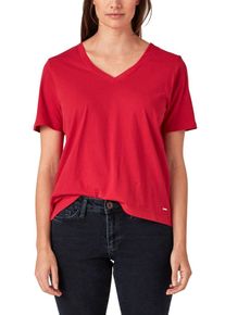 TRIANGLE, Damen Basic-Shirt, Rot