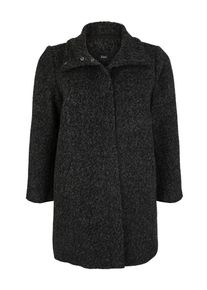ZIZZI, Damen Mantel 'Coat, LS', Dunkelgrau