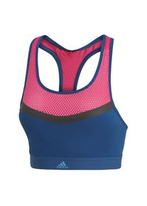 adidas Performance, Damen Bikinoberteil 'Don't Rest', Himmelblau / Pastellgelb / Dunkelpink / Schwarz
