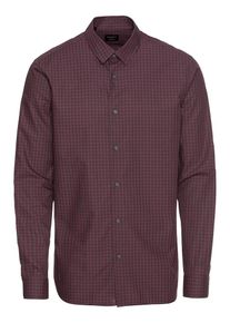 Selected Homme, Herren Hemd 'SLHREGARON SHIRT LS CHECK B', Grau / Weinrot
