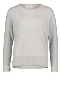 Cartoon, Damen Strickpullover, Hellgrau