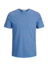 Jack & Jones JACK & JONES, Herren T-Shirt, Hellblau / Schwarz