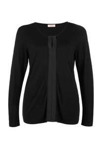 TRIANGLE, Damen Langarmshirt, Schwarz