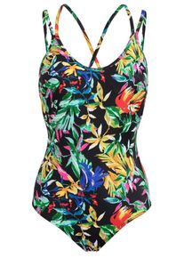 Palmers, Damen Badeanzug 'FANTASY LEAVES', bunt