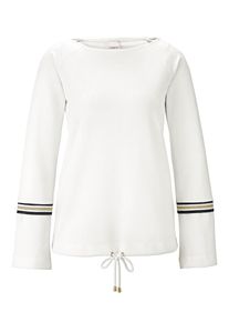 Heine, Damen Shirt 'Rundhalsshirt', Weiß