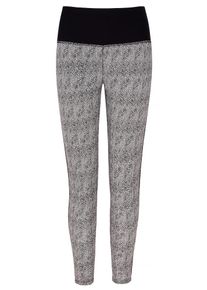 YOGISTAR.COM, Damen Yogi-Leggings, Grau / Schwarz