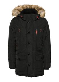 Q/S Designed By, Herren Parka, Schwarz