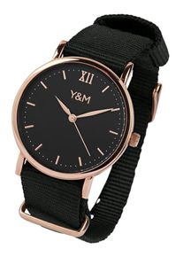 Heine, Damen Armbanduhr, Gold / Schwarz