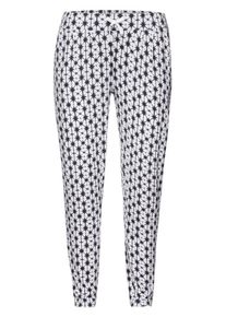 sheego Casual, Damen Schlupfhose, Schwarz / Weiß